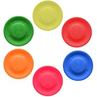 Zipchip Frisbee-6 Pack Mini Frisbee Silicona Flying Disc Silicona Pocket Disco Volador Zipchip Creativo para Adultos…